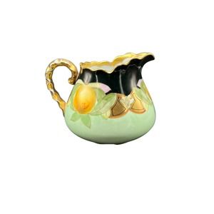 Hohenzollern Vintage German Pitcher Fruit with Gold Accents